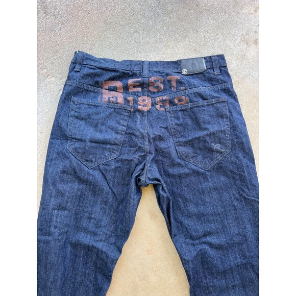 Vintage Rocawear Mens 38" Denim Jeans Baggy Hip Hop D4 - Picture 6 of 7